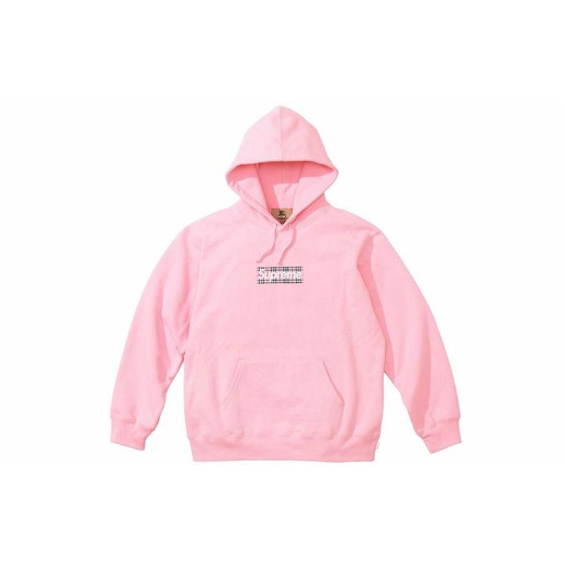 Supreme SS22 Week 3 x Burberry Box Logo Hooded Sweatshirt