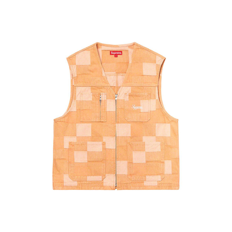 Supreme SS21 Week 17 Patched Denim Vest