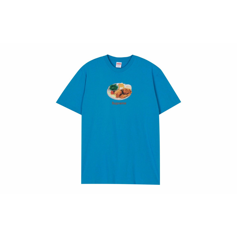 Supreme SS18 Chicken Dinner Tee Cyan T