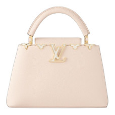 LOUIS VUITTON Capucines BB Logo Taurillon