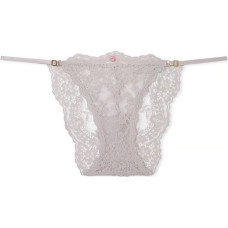 Victoria's Secret DREAM ANGELS Lace Adjustable String Bikini Panty Grey 1