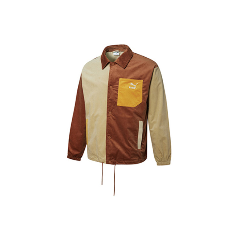 Puma Cord Coach Jacket logo