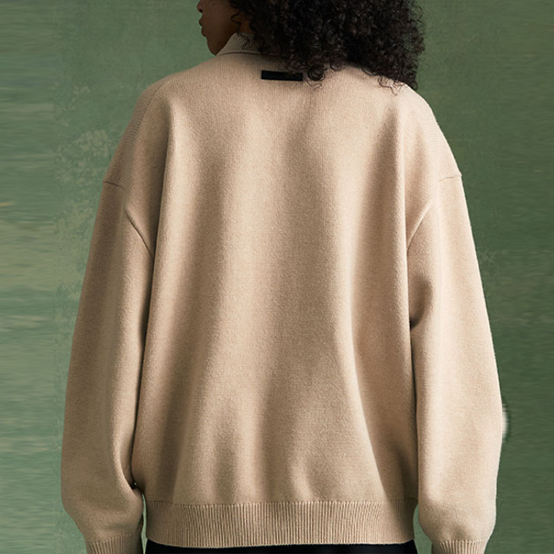 Fear of God Essentials FW23 Polo Gold Heather