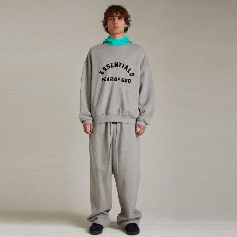 Fear of God Essentials SS24 Fleece Hoodied Hr Mint Leaf