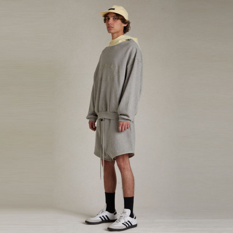 Fear of God Essentials SS24 Fleece Hoodied Hr Garden Yellow