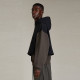 Fear of God Essentials SS24 Nylon Fleece Hooded Sweat InkJet Blk