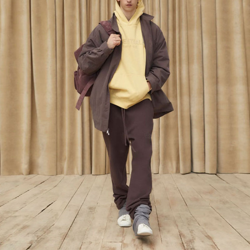 Fear of God Essentials SS23 Essentials Hoodie Sand Logo