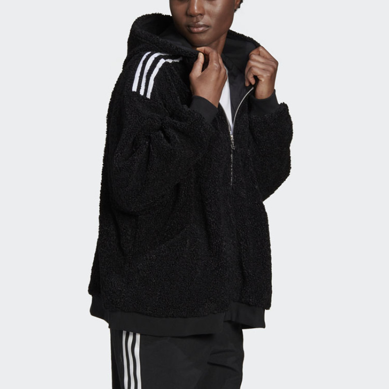adidas originals Full Zip Hoodie Black Pink