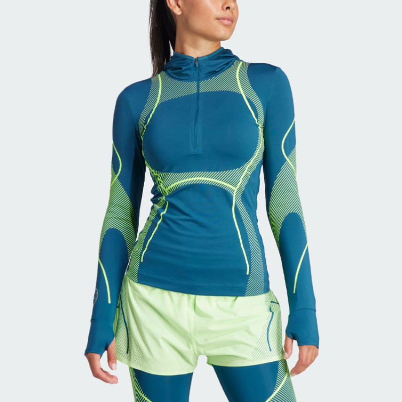 adidas x Stella McCartney Truepace Long Sleeve Running Tee LogoT