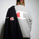 Champion x ATMOS LAB CREW NECK SWEATSHIRT logo