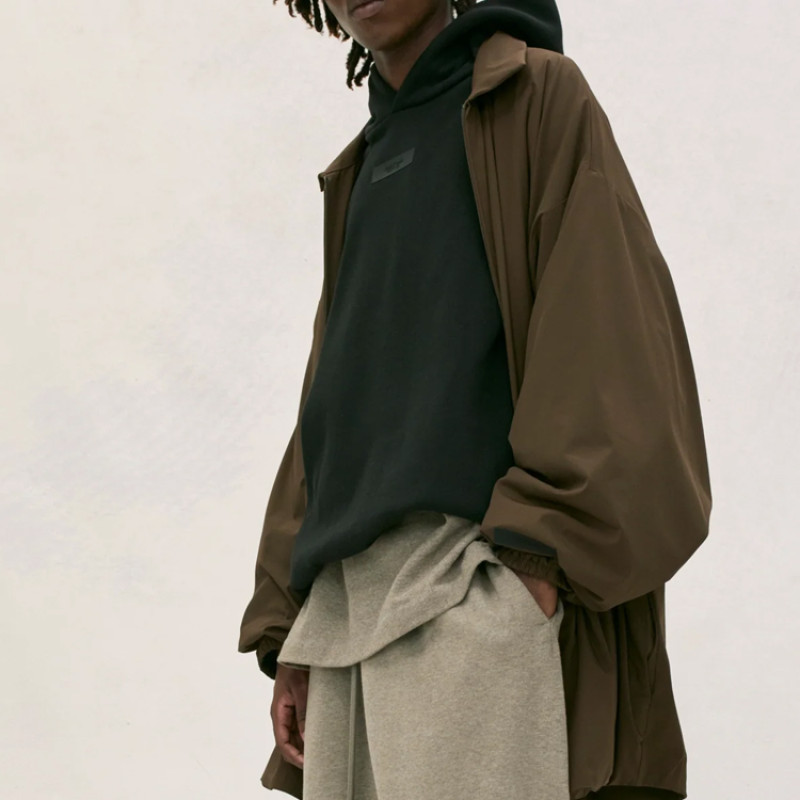 Fear of God Essentials SS24 Hoodie Black Black