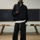 Fear of God Essentials Fall24 BACK TO SCHOOL Fleece Polo Polo BLACK