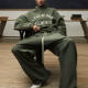 Fear of God Essentials Fall24 BACK TO SCHOOL Fleece Hoodie MILITARY