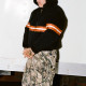 Supreme FW24 WEEK1 Reflective Stripe Hooded Work Jacket