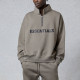 Fear of God Essentials FW20 Half Zip Sweatshirt Taupe