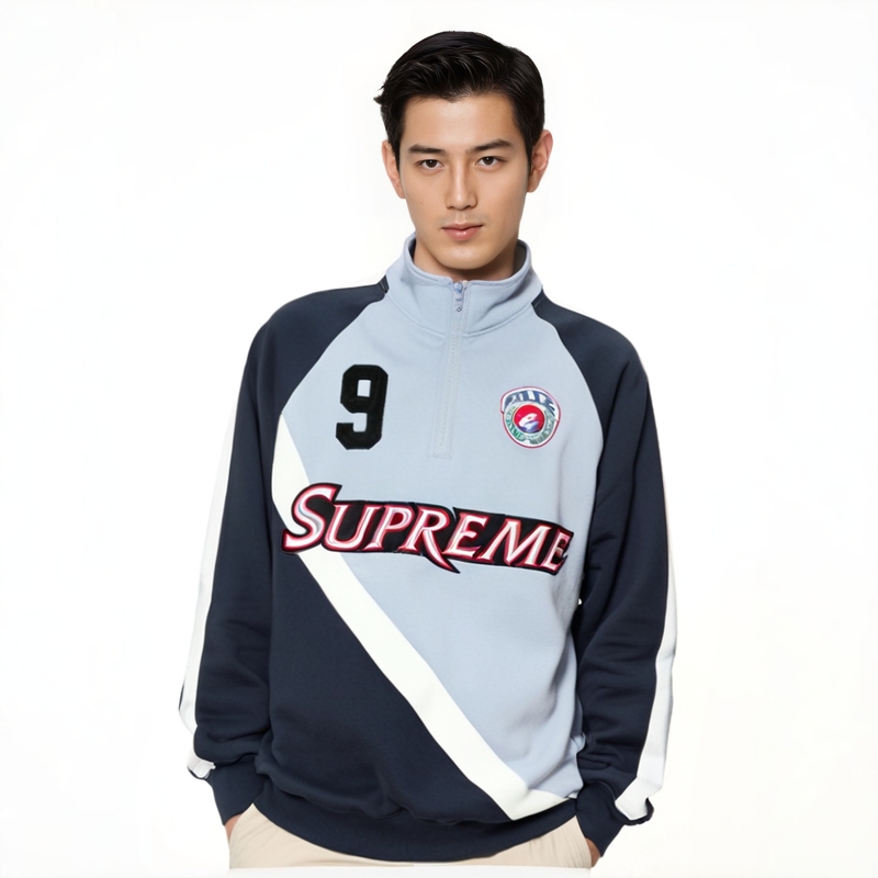 Supreme SS24 WEEK14 EQUIP HALF ZIP SWEATSHIRT