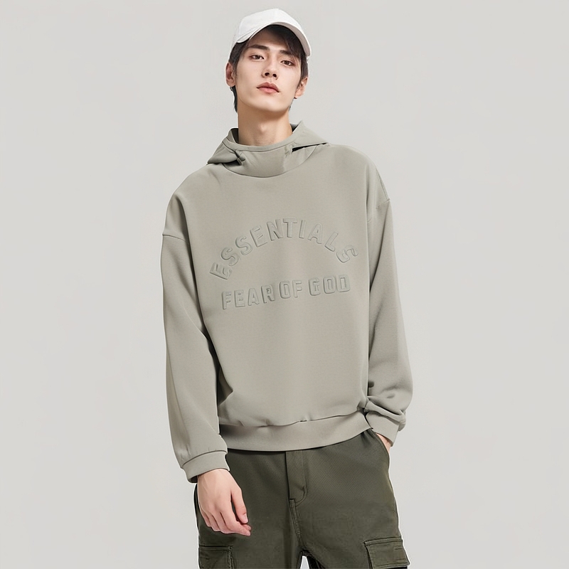 Fear of God Essentials SS24 drop2 Nylon Fleece Hoodie Seal