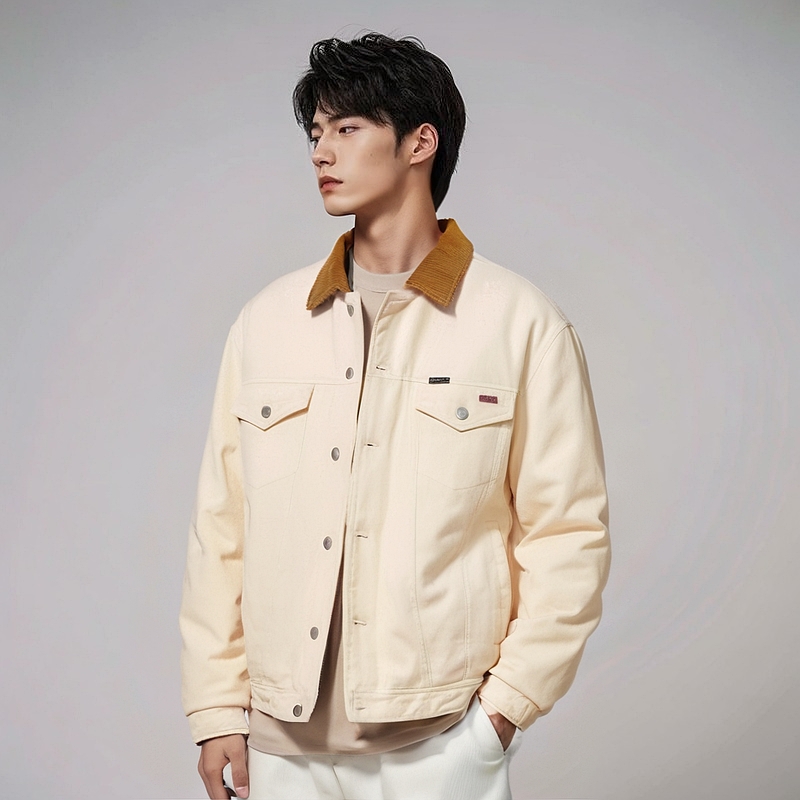Supreme x Schott Supreme Week 15 Canvas Down Trucker Jacket Logo