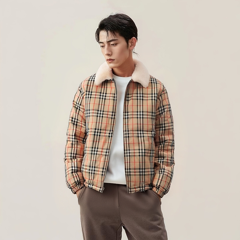 Supreme S2S2 Week 3 x Burberry Shearling Collar Down Puffer Jacket
