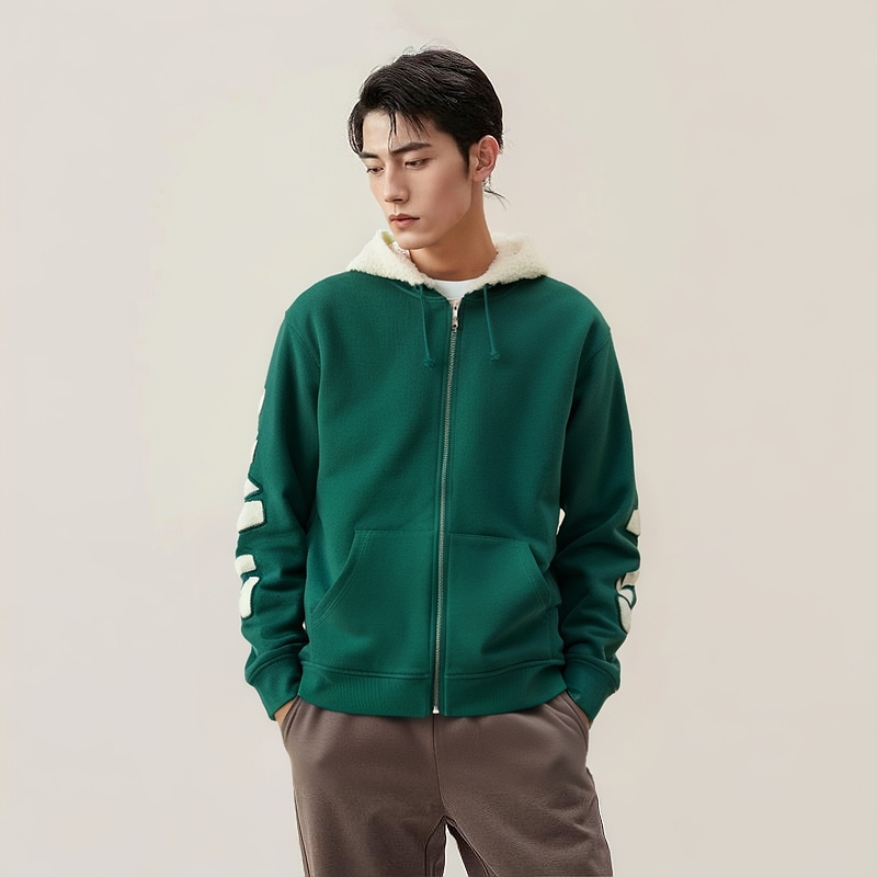Supreme FW22 Week 17 Faux Fur Lined Zip Up Hooded Sweatshirt