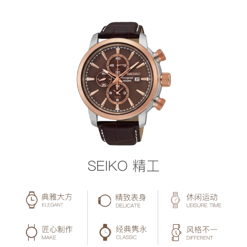 SEIKO 44mm SNAF52P1