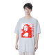 Supreme SS18 Mona Lisa Tee Heather Grey T