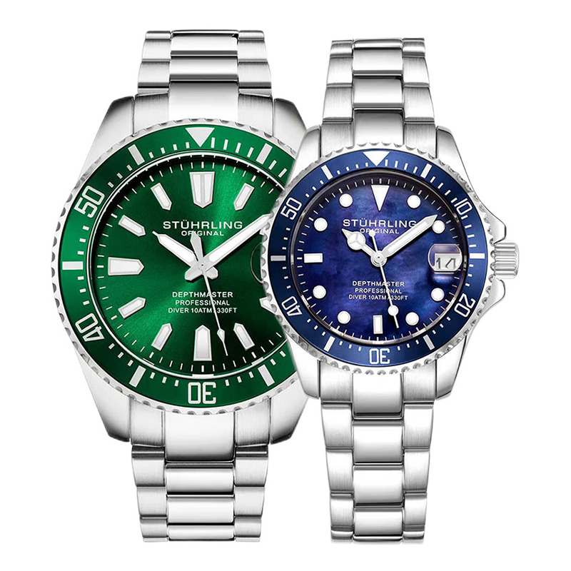 STUHRLING 42mm Green3950A.3+3950L.2