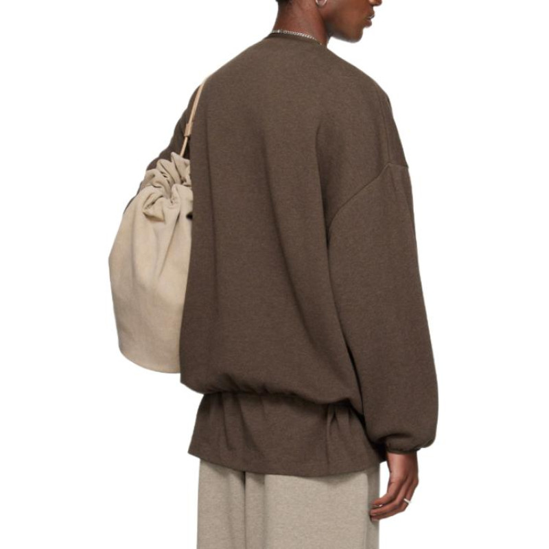 Fear of God Essentials SS24 Crewneck Heather Wood Heather Wood