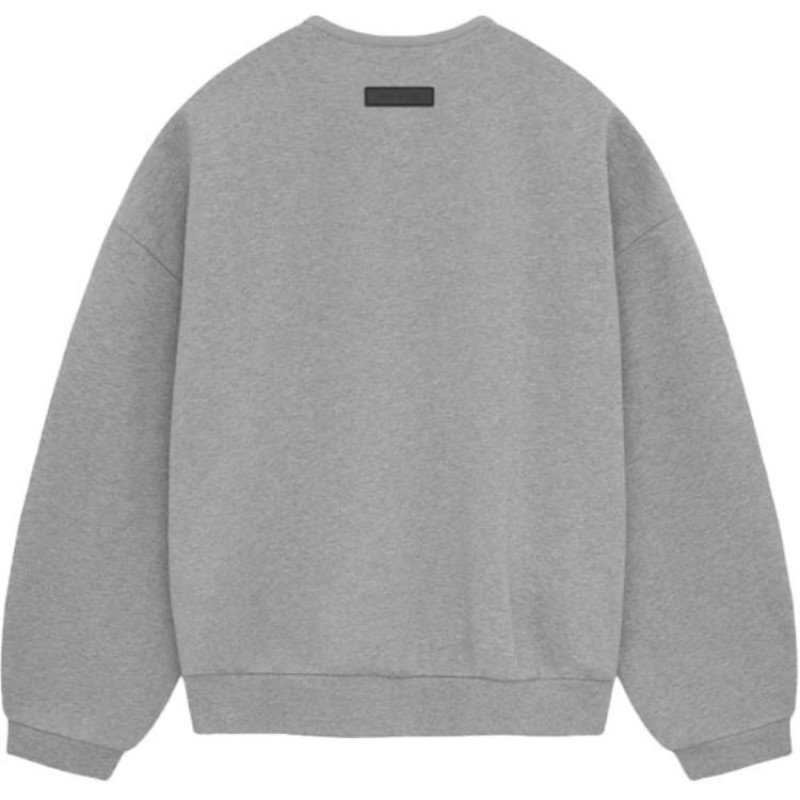 Fear of God Essentials SS24 Crewneck Sweater Dark Heather Oatmeal