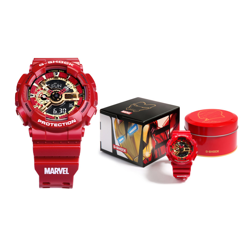 G-SHOCKX MARVEL GA-110IRONMAN-4PR
