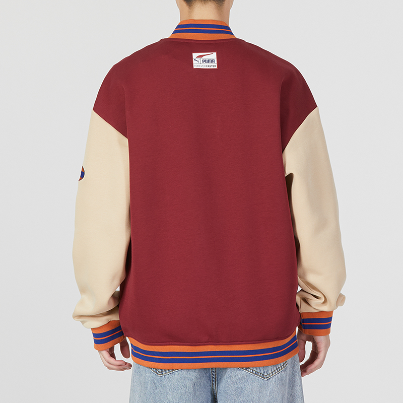 PUMA TEAM BADGE Team Badge Bomber Jacket Dk Logo