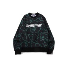 BAPE Text Code Camo Crewneck