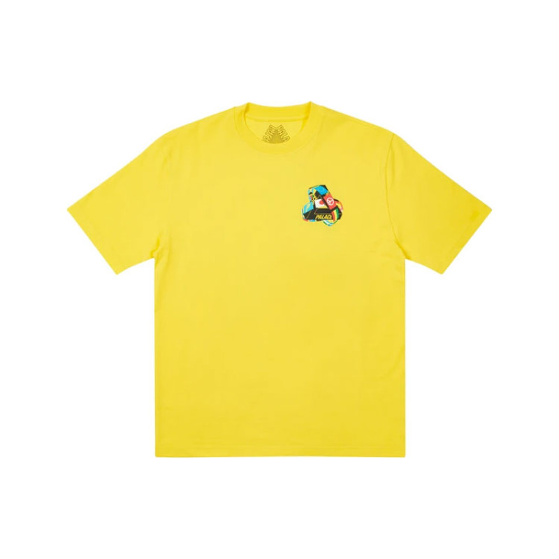 PALACE National Flag Triangle Print Short Sleeve T-shirt T