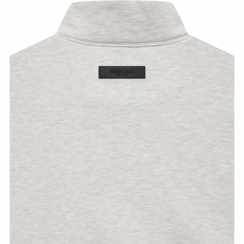 Fear of God Essentials SS22 Mockneck Light Oatmeal Logo