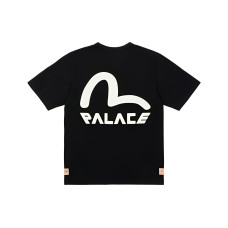 PALACE x EVISU Seagull T-Shirt Black LogoT