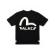 PALACE x EVISU Seagull T-Shirt Black LogoT