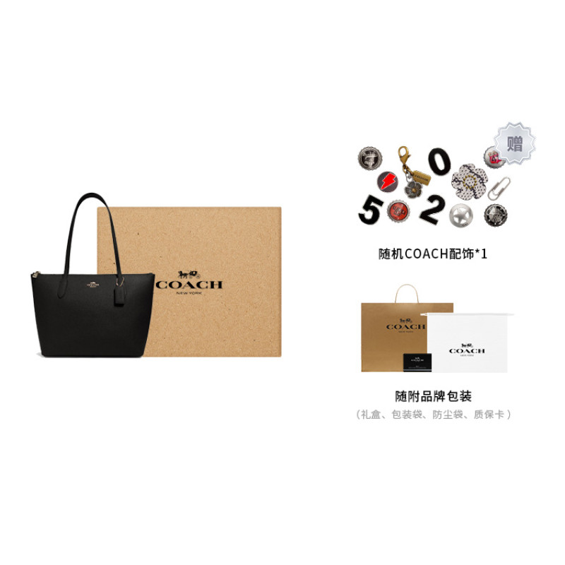COACH Zip Top Tote 30 Tote
