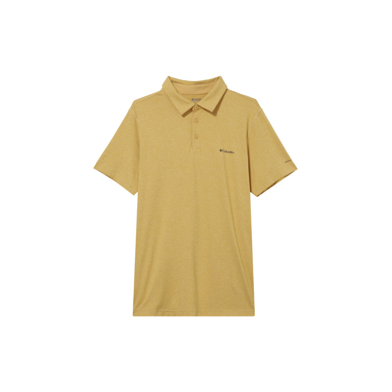 Columbia Yellow Tech Trail T-Shirt (Sun Protection) Polo