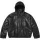 Supreme x Marith Franois Girbaud SS25 WEEK6 Hooded Leather Flight Bomber Jacket logo