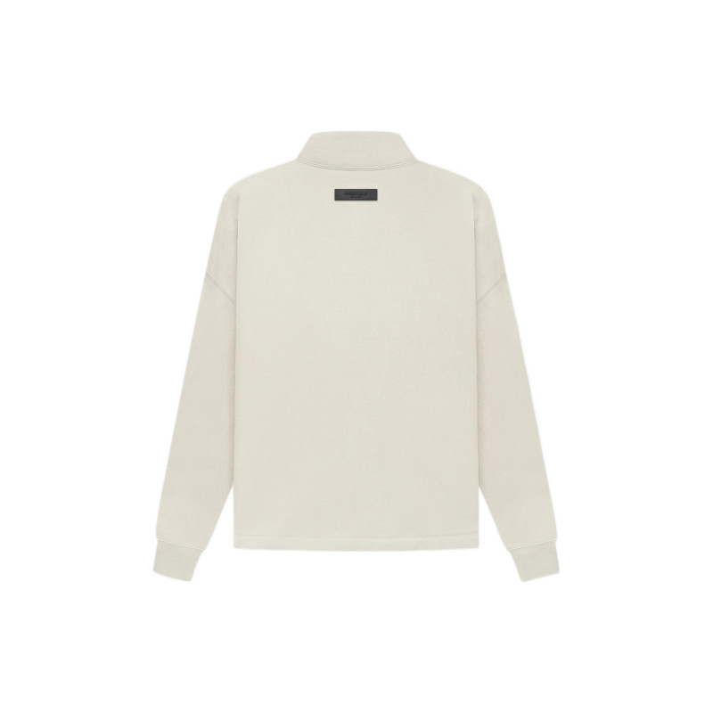 Fear of God Essentials SS22 Relaxed Mockneck Wheat Logo