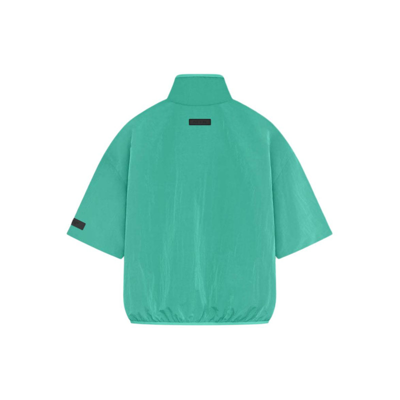 Fear of God Essentials SS24 drop2 Halfzip Mockneck Shirt Mint Leaf