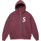 Supreme FW24 WEEK6 S Logo Zip Up Hooded Sweatshirt