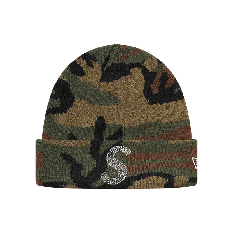 Supreme Week 6 New Era Swarovski S Logo Beanie