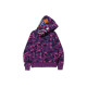 A BATHING APE Color Camo Shark Full Zip Hoodie