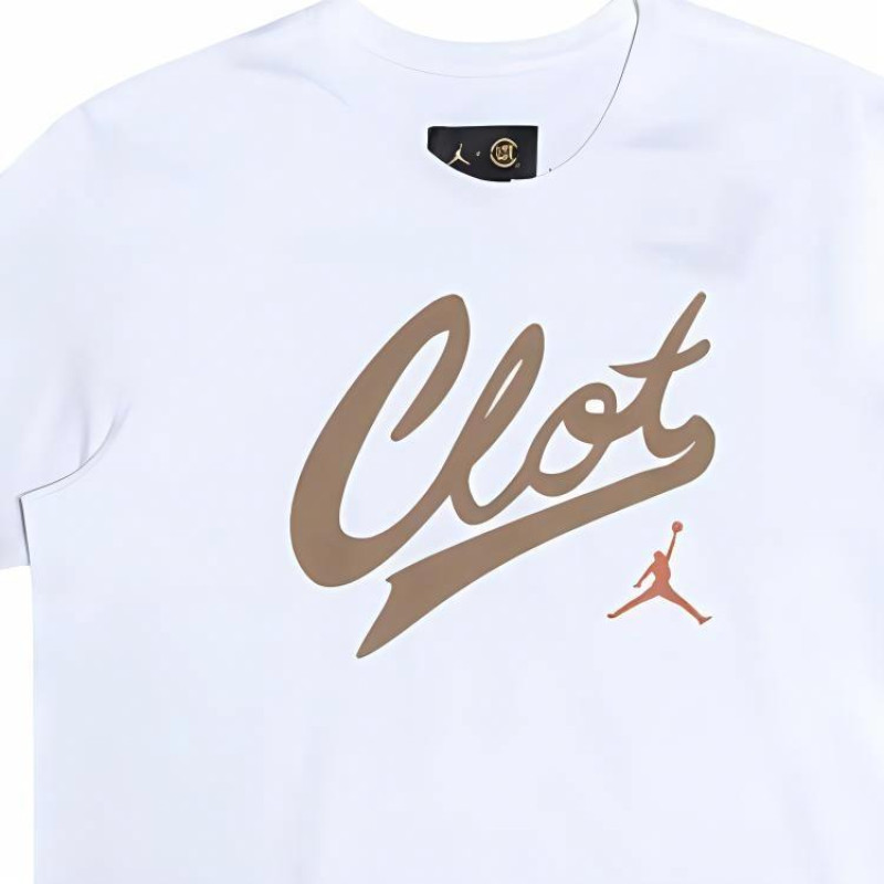 Jordan x CLOT logo T