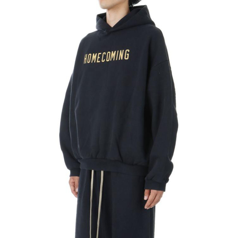Fear of God Essentials Heavy Fleece Hoodie Black