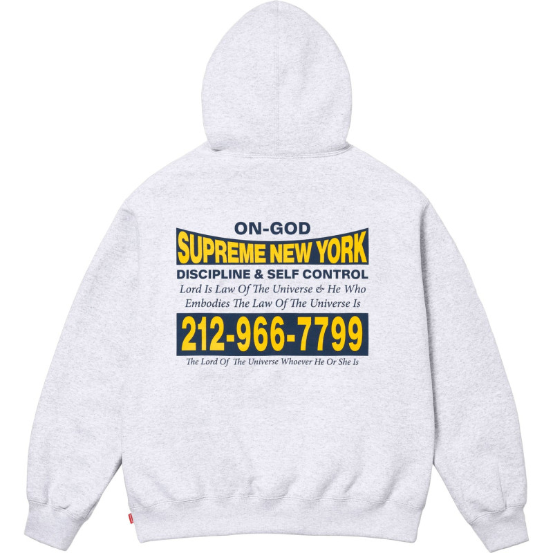 Supreme FW24 WEEK1 On God Hooded Sweatshirt