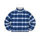 Supreme FW22 Week 8 Flannel Reversible Puffer Jacket Logo