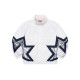Supreme SS19 Stars Puffy Jacket White logo