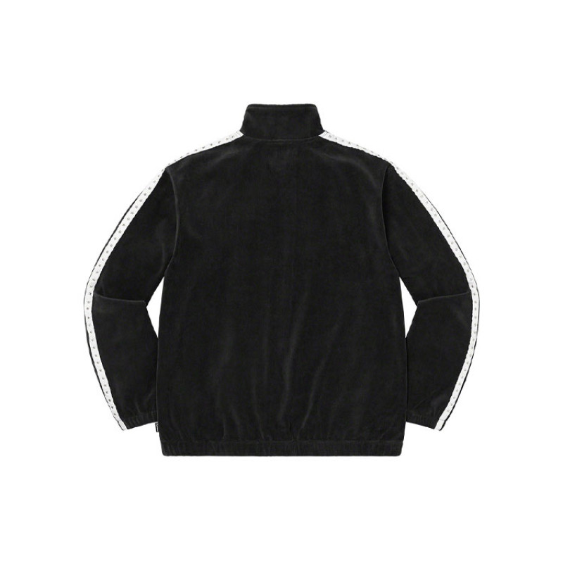 Supreme 2022 Week 2 Studded Velour Track Jacket